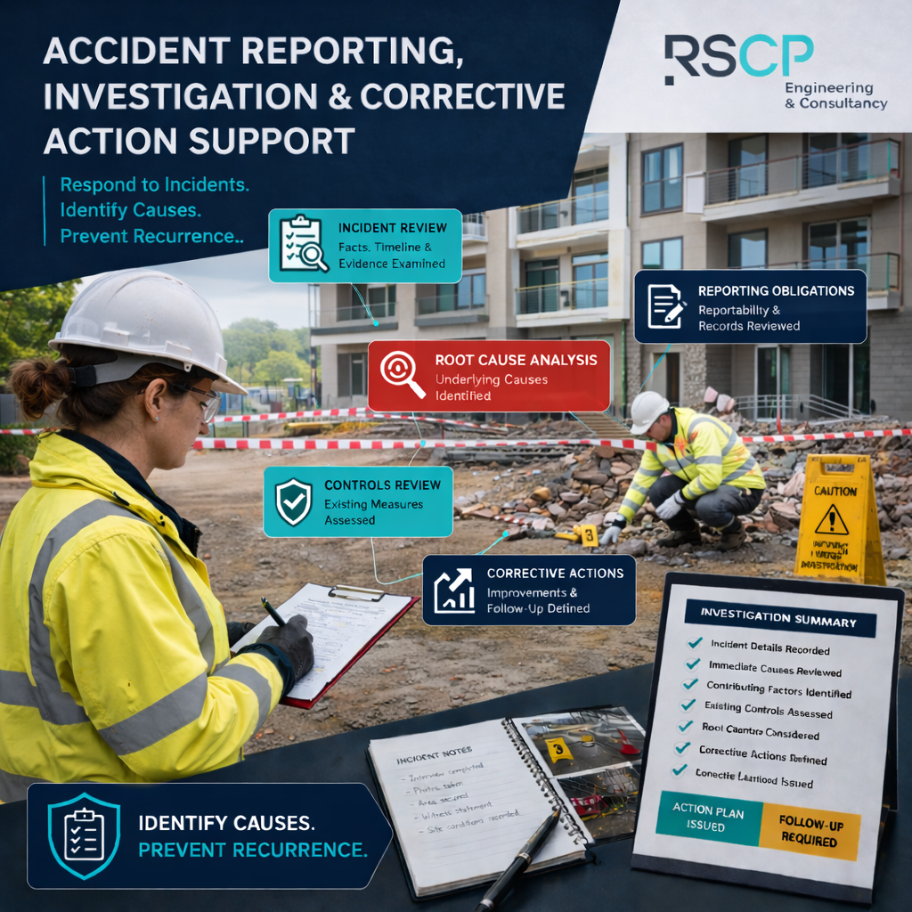 Accident Reporting, Investigation & Corrective Action Support